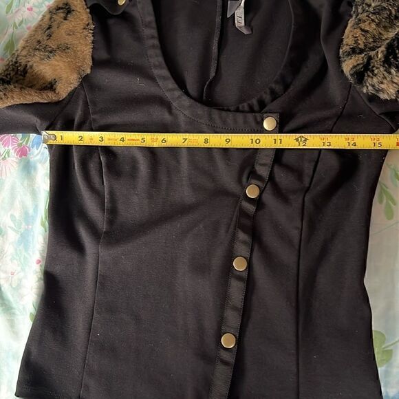 Armani Exchange A|X Faux Fur Jacket/Vest - S (Two Pieces). - Picture 12 of 16